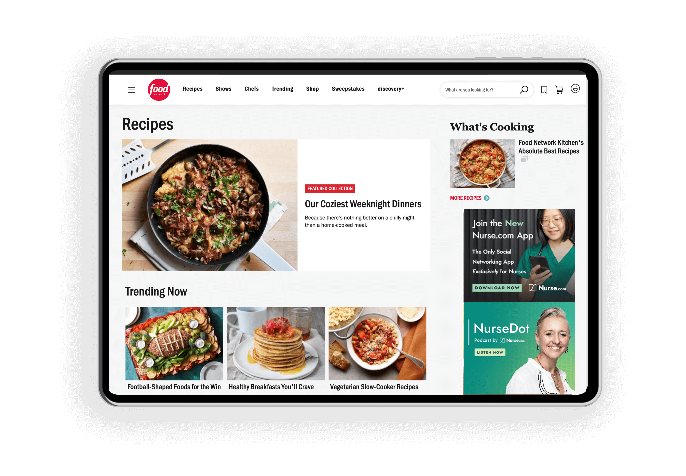 targeted display screen
